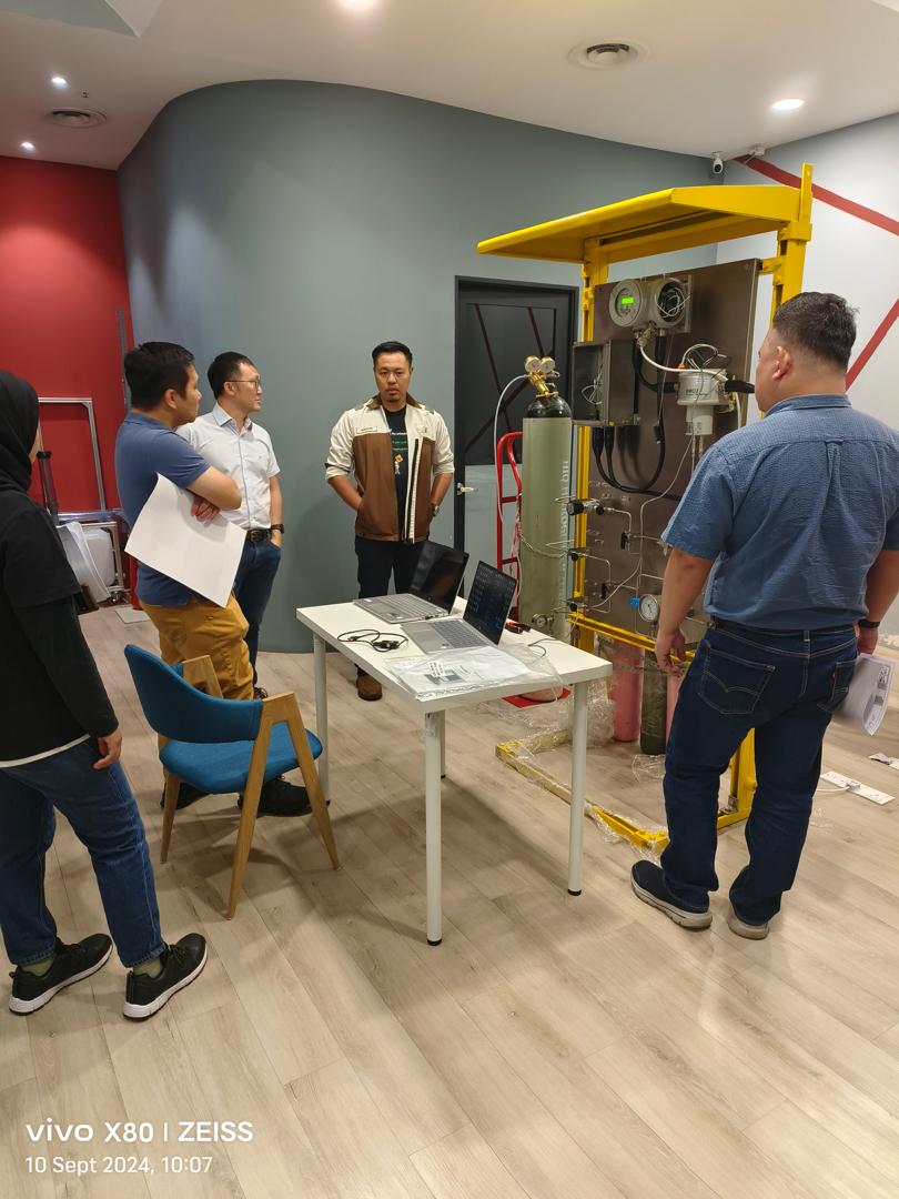FAT of Oxygen analyzer + sampling systtem