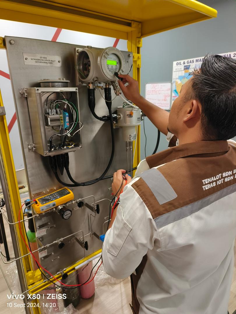 FAT of Oxygen analyzer